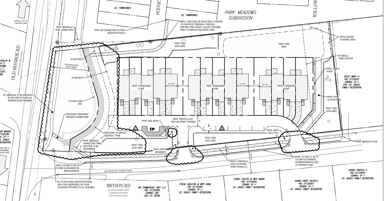 Park Meadows Townhomes Site Plan